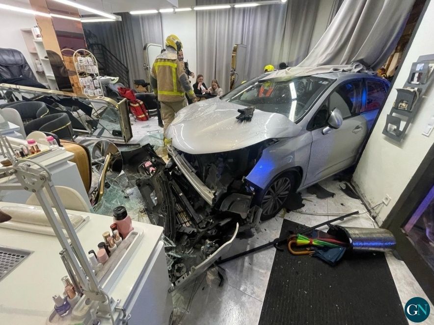 Accident a Figueres 
