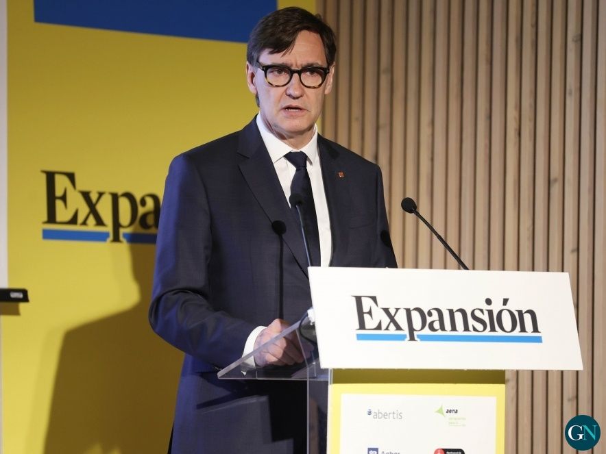 El president Illa a l'acte Gran Encuentro Expansión Catalunya - Rubén Moreno  / GN 