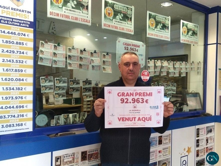 Xavier Surrell, treballador de l’administració l’Anxova Milionària
