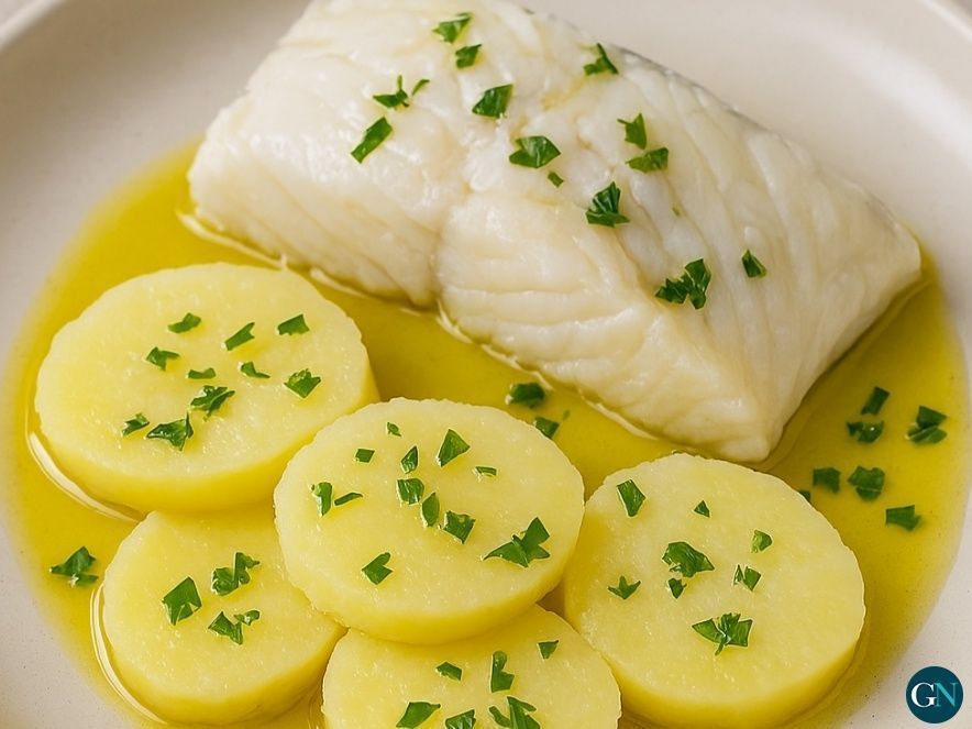 Bacallà bullit amb patates 