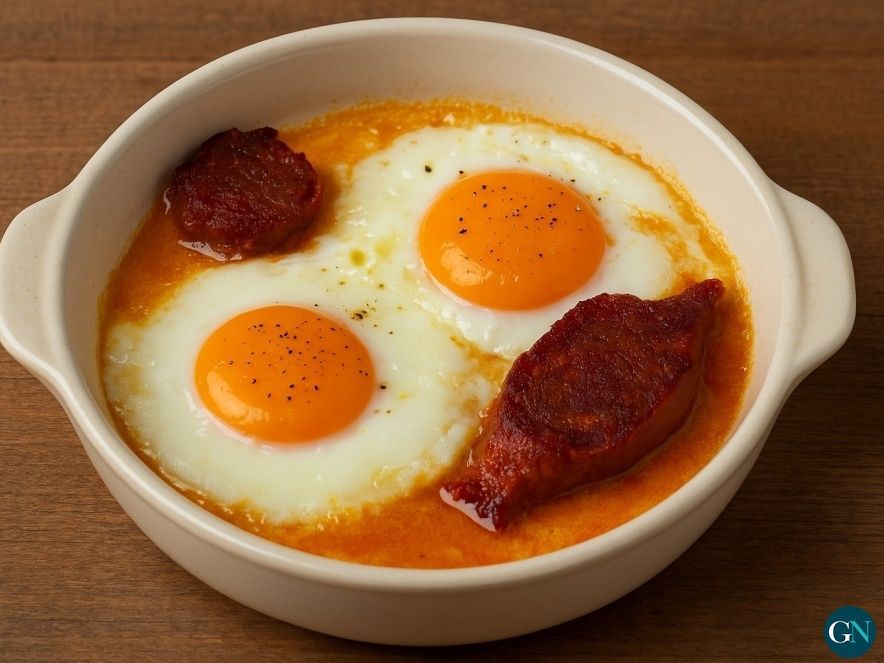 Ous al plat a la mallorquina 