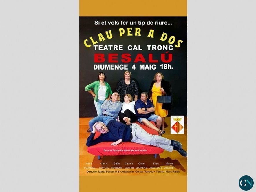 CLAU PER A DOS del Grup de Teatre els Rovellats de Cartellà 