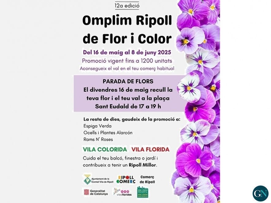 Campanya Omplim Ripoll de Flor i Color 2025  