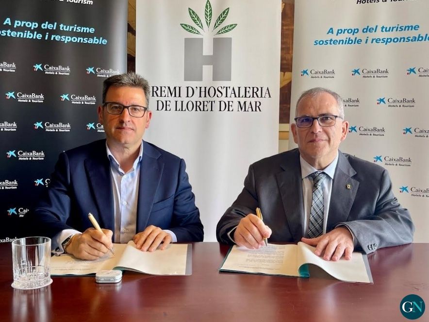 Acord  CaixaBank i el Gremi d’Hostaleria de Lloret de Mar / GN 