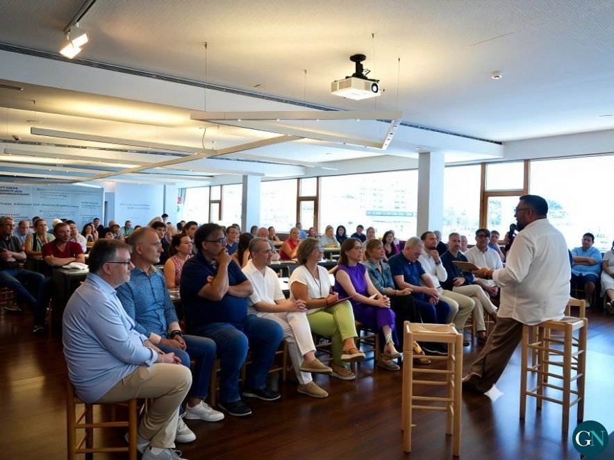 Acte del PSC de finalització del curs polític 2024-2025 a l'Espai del Peix (Palamós) 