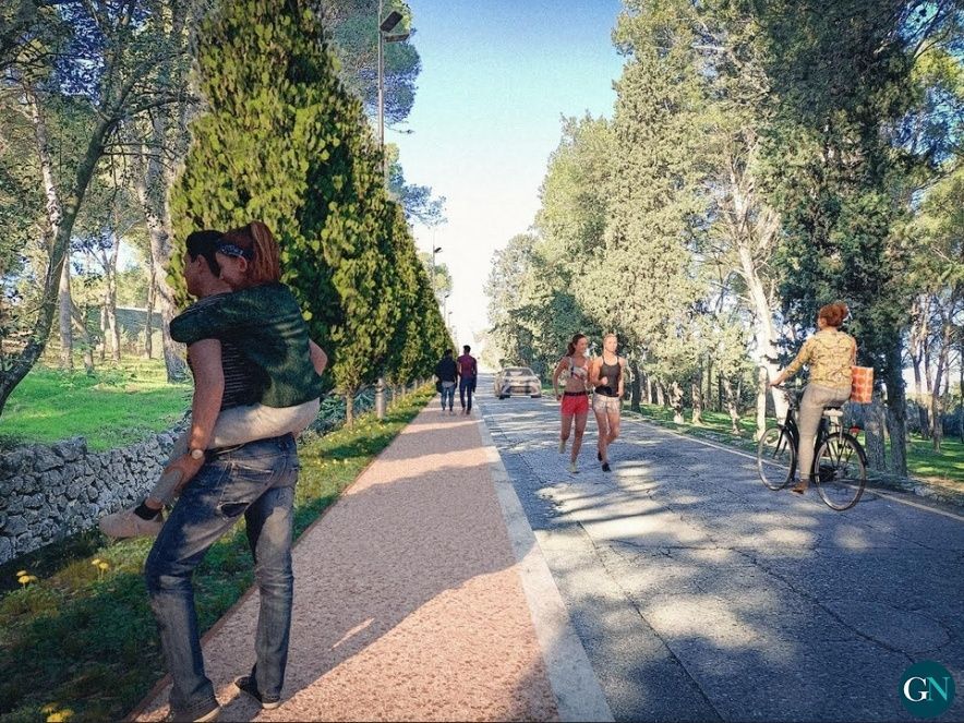 Render Passeig Pujada del Castell 