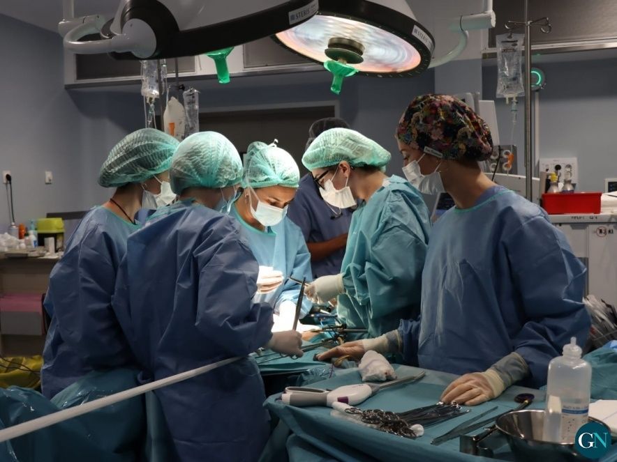 Intervenció quirúrgica oncologia / Hospital Josep Trueta 