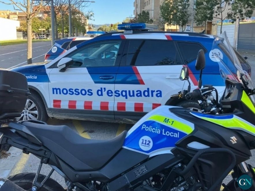 Mossos d'Esquadra i Policia Local a Salt 