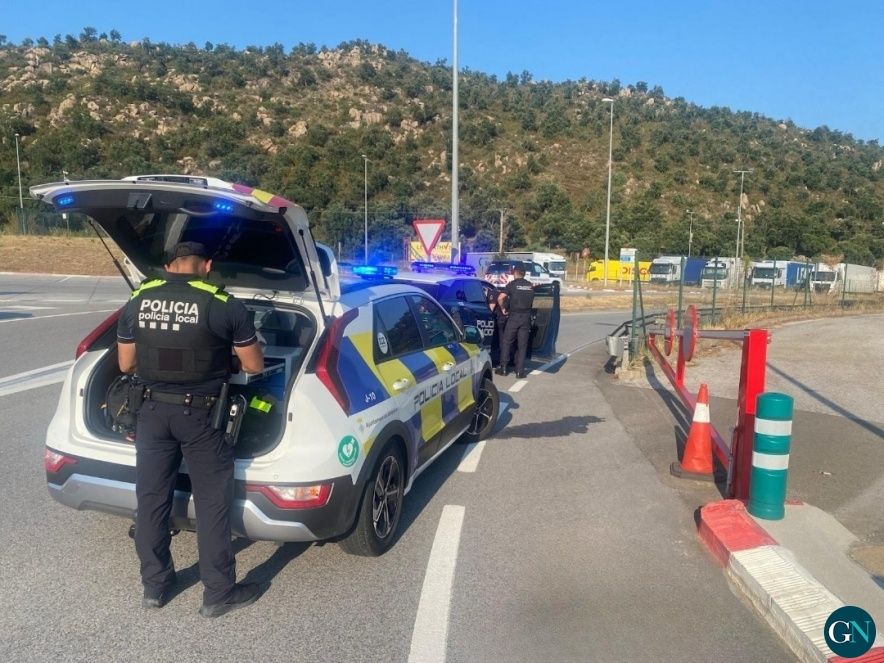 Actuació policial a la Jonquera