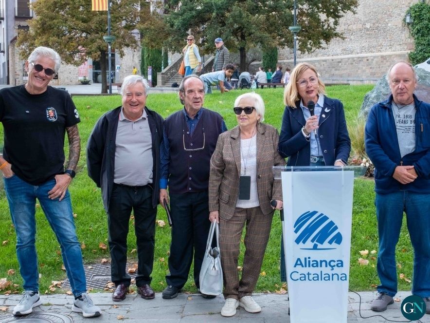 Aliança Catalana commemora avui el Dia Mundial de la Gent Gran - © Sergio Escribano / GN   