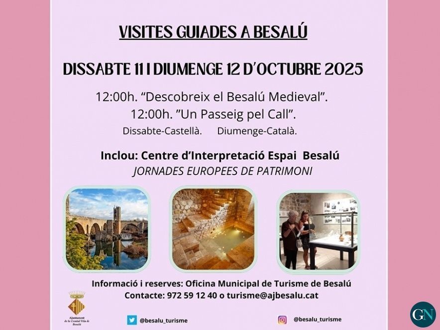 Visites guiades 11 i 12 octubre 