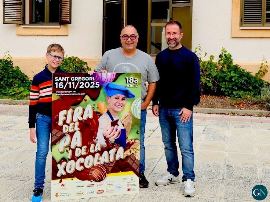 Presentació del cartell de la Fira del Pa i de la Xocolata  / Aj. Sant Gregori