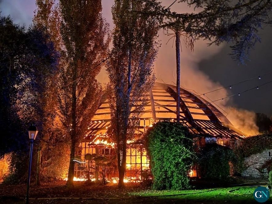 Incendi restaurant Mas Marroch - Josep Roca /GN 