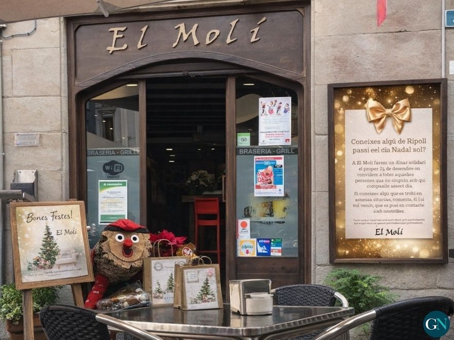 El restaurant El Molí de Ripoll