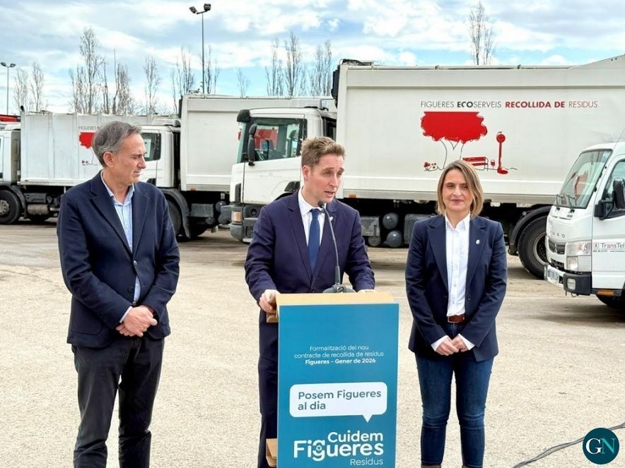 Figueres formalitza l’històric nou contracte de recollida de residus / Aj.Figueres 