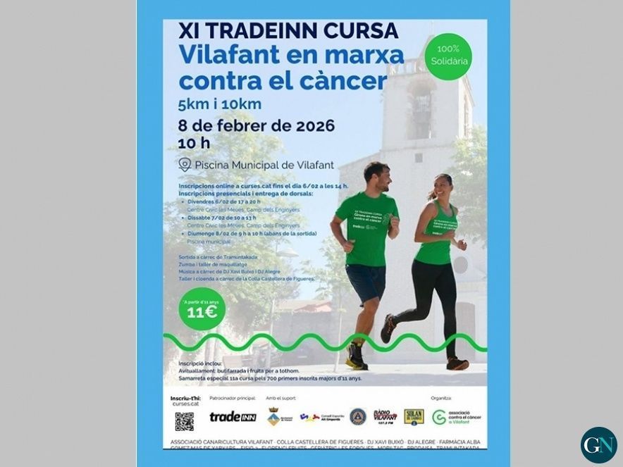 XI Cursa Tradeinn Vilafant en Marxa contra el Càncer 
