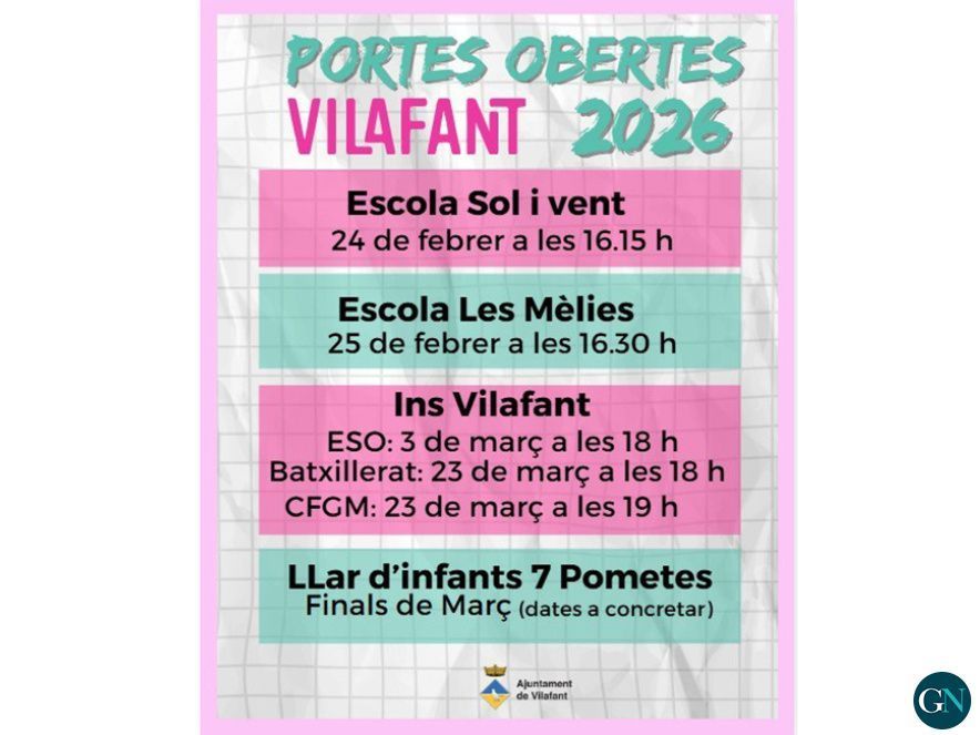Portes obertes Vilafant 2026