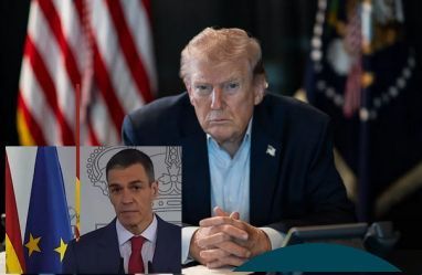 Trump y Sánchez  
