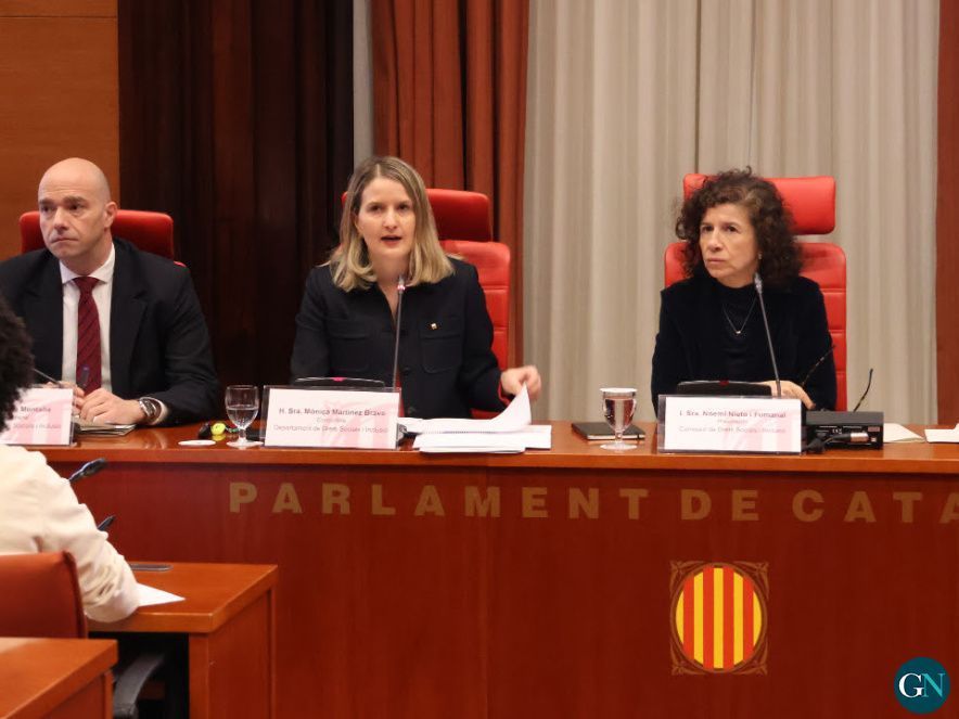 La consellera Mónica Martínez al Parlament  