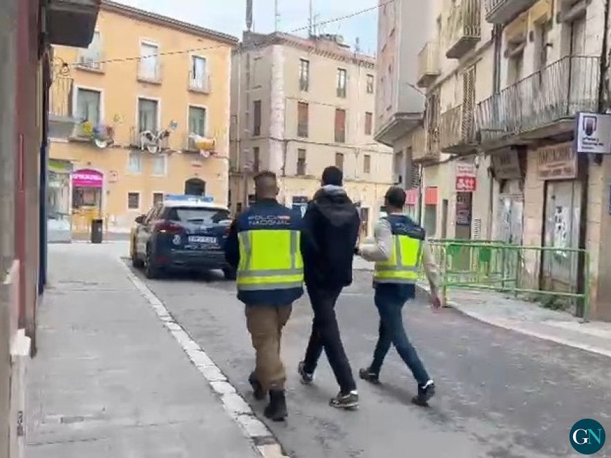 El detingut a Figueres  / © Gironanoticies.com 