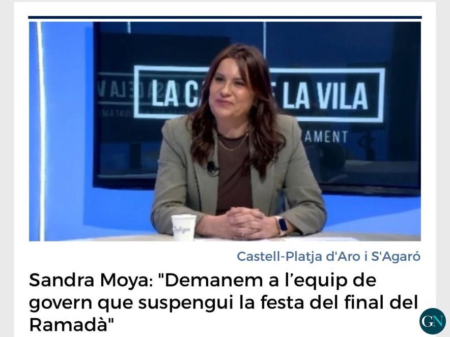 Sandra Moya a TV Costa Brava 
