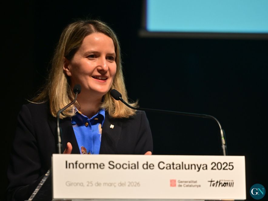 La consellera de Drets Socials i Inclusió, Mònica Martínez Bravo a Girona  