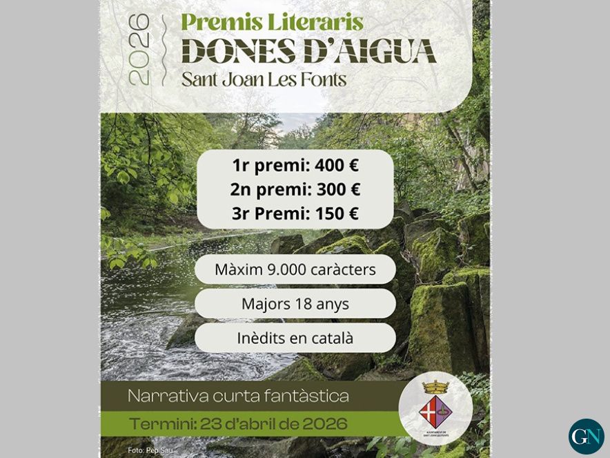 Premis Literaris ‘Dones d’Aigua’ de Sant Joan les Fonts 