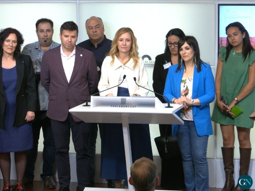 Roda de premsa al Parlament / GN 