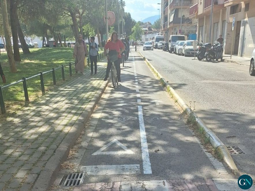 Carril bici a Salt / GN 