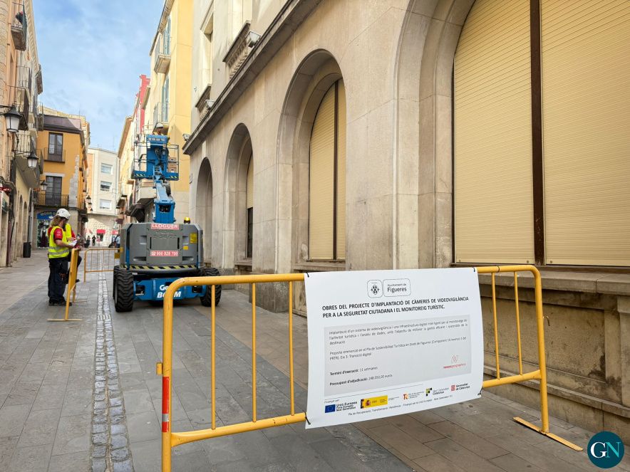 Primeres càmeres de vigilància urbana / Aj.Figueres