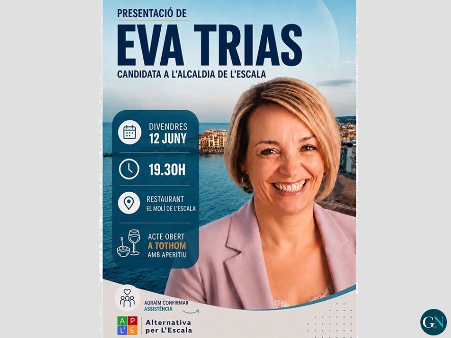 Eva Maria Trias candidata a l'alcaldia de l'Escala 