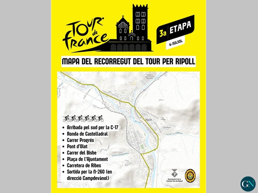  Pas del Tour de França per Ripoll 
