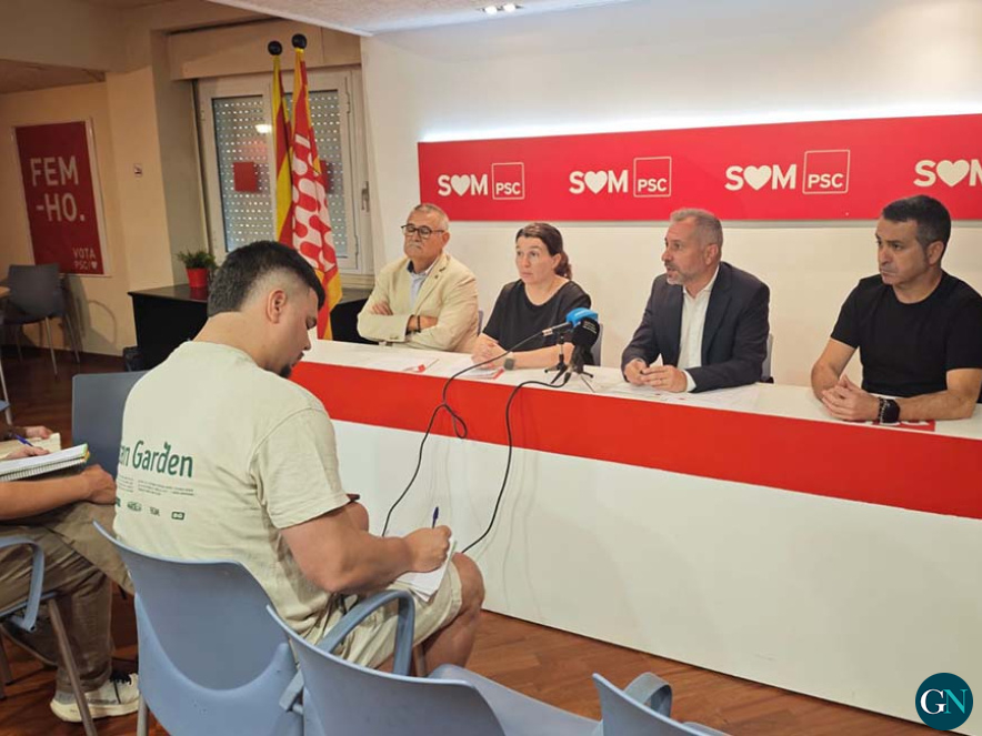 Roda de premsa del PSC / GN 