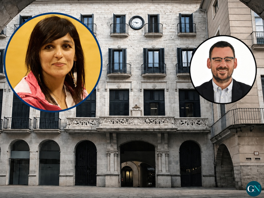 Enganxada a X de Sílvia Orriols i l'alcalde de la Cup de Girona  