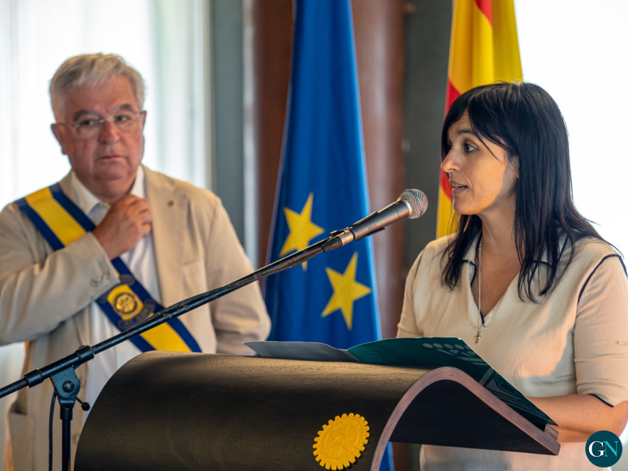 Tradicional dinar de canvi de presidència Rotary Club del Ripollès 