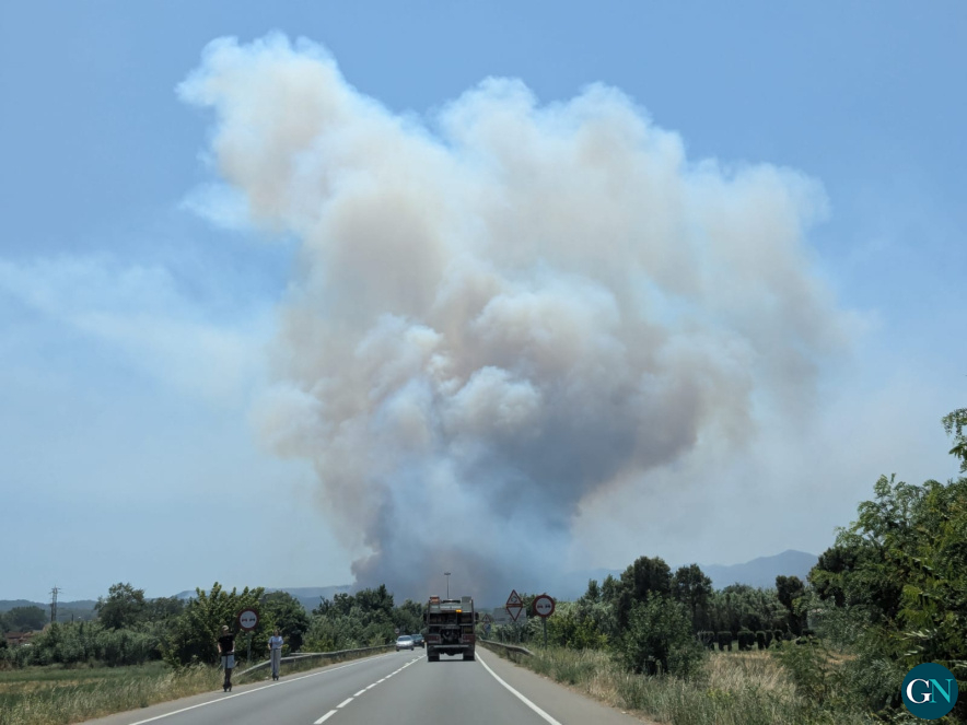 Incendi el Baix Empordà / © Gironanoticies.com 