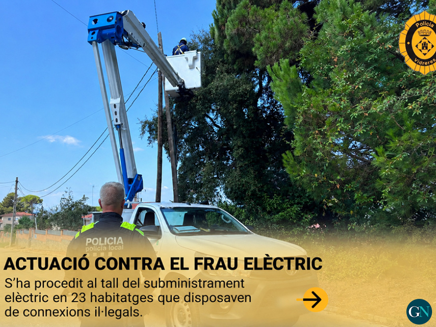 alt - Frau elèctric a Vidreres / GN  