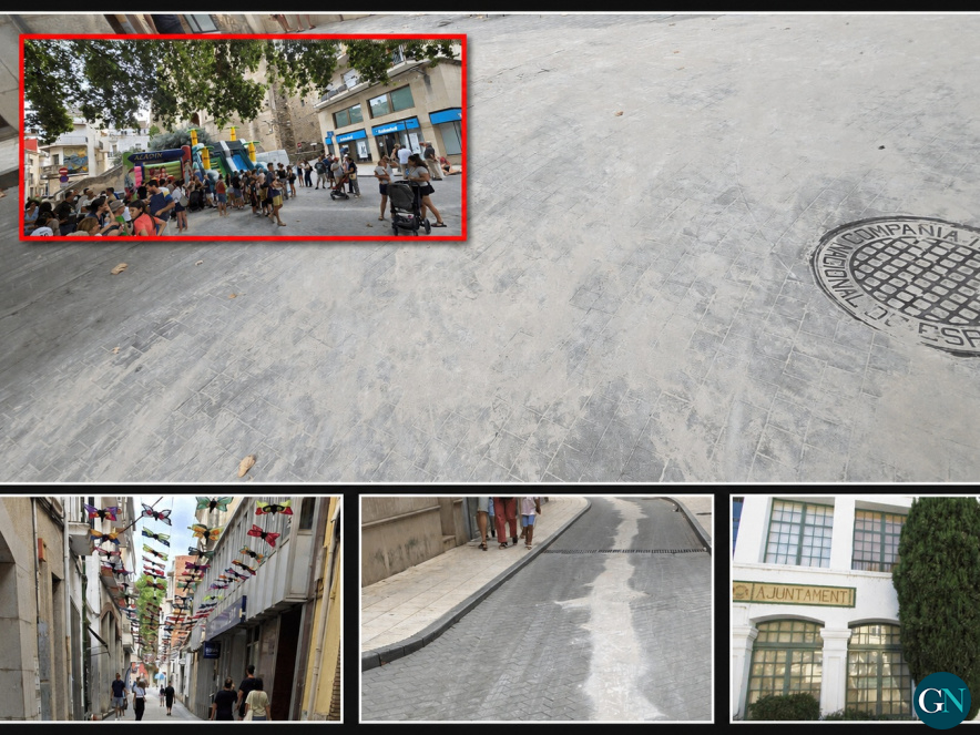 alt - Els carrers de Llançà aquesta tarda de divendres / GN 