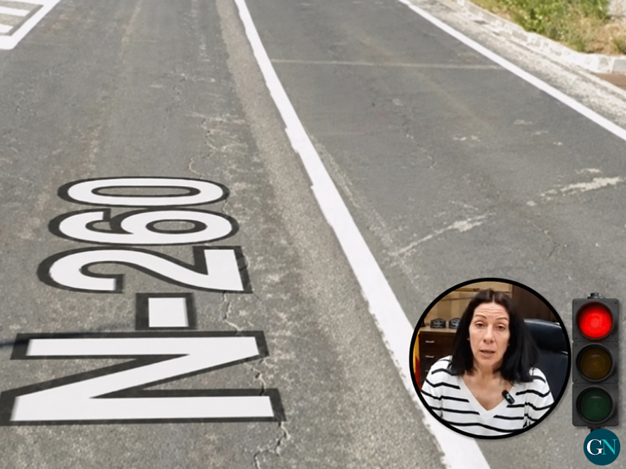 alt - La N-260, sense les millores promeses per l’alcaldessa 