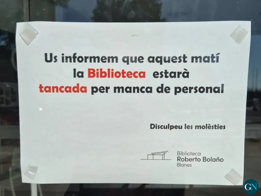 alt - Biblioteca tancada 