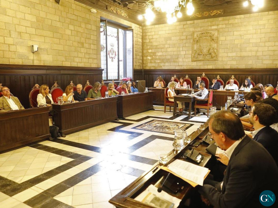 Ple Ajuntament de Girona / GN 