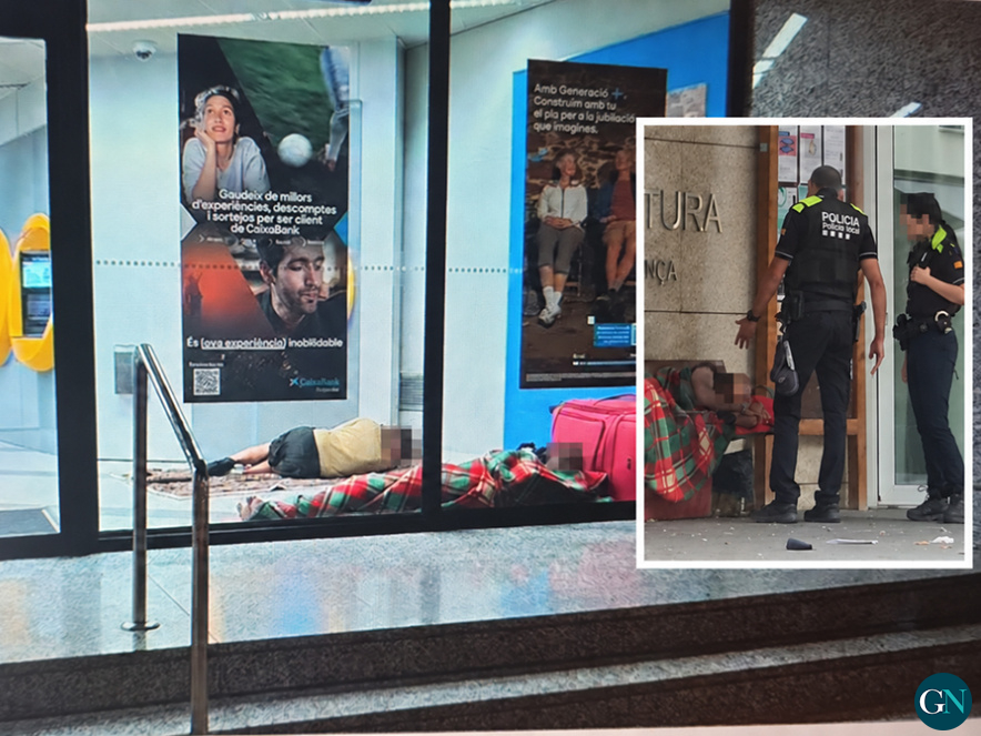 alt - Persones sense Llar aquesta setmana al carrer a Llançà / GN 