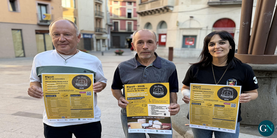 alt - Ripoll duplica les formatgeries visitants a la Fira Europea del Formatge