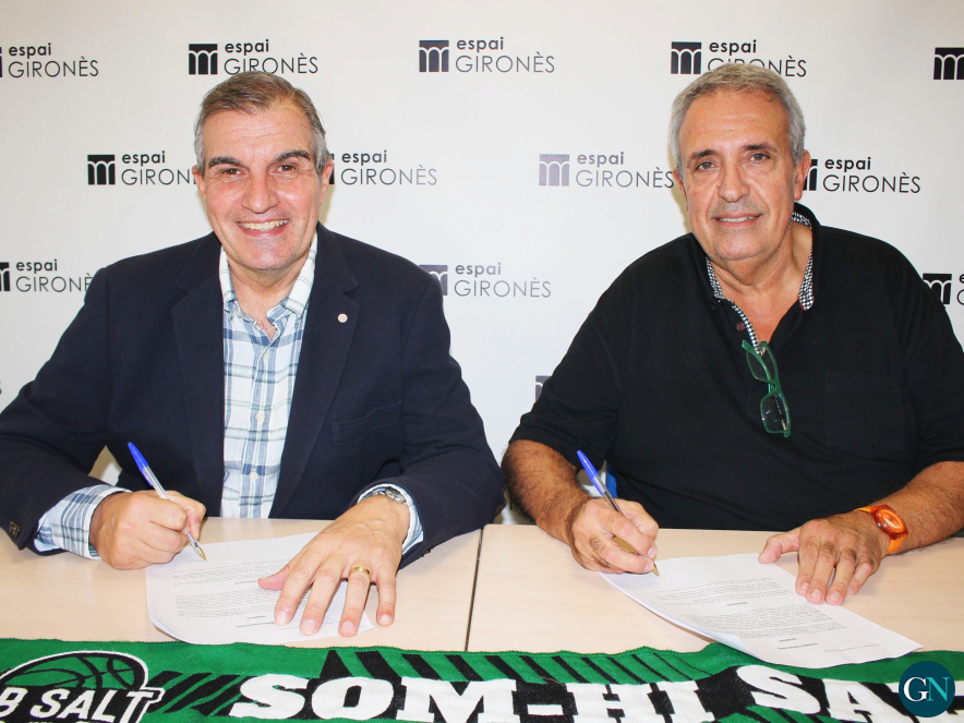 alt - Conveni Espai Gironès i el Club Bàsquet Salt (CB Salt) 